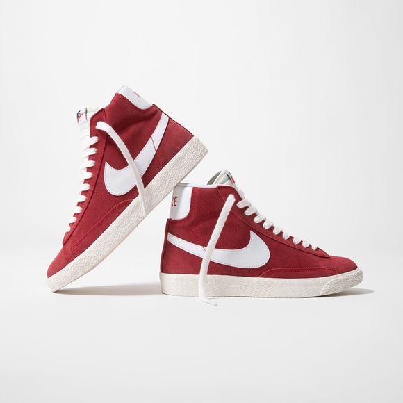 NWT Nike blazer mid red sneakers - Picture 6 of 9